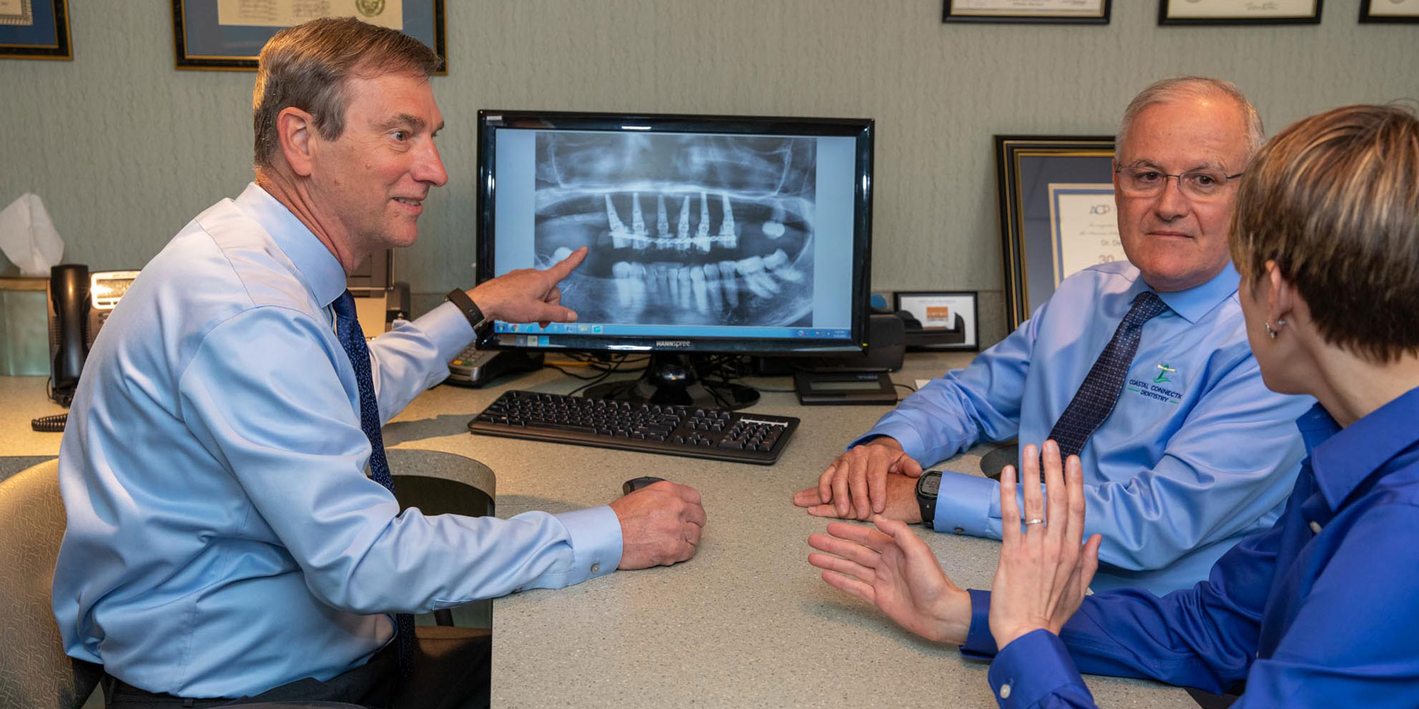 coastal Connecticut dentists discussing procedures Waterford, CT